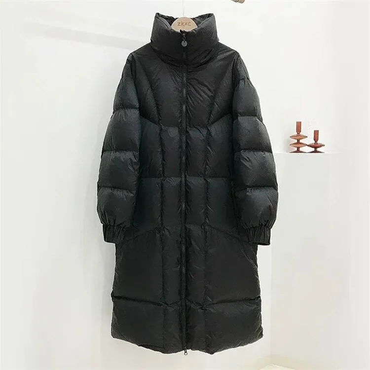 Winter Style Windproof Mid Length Cotton Coat Parka