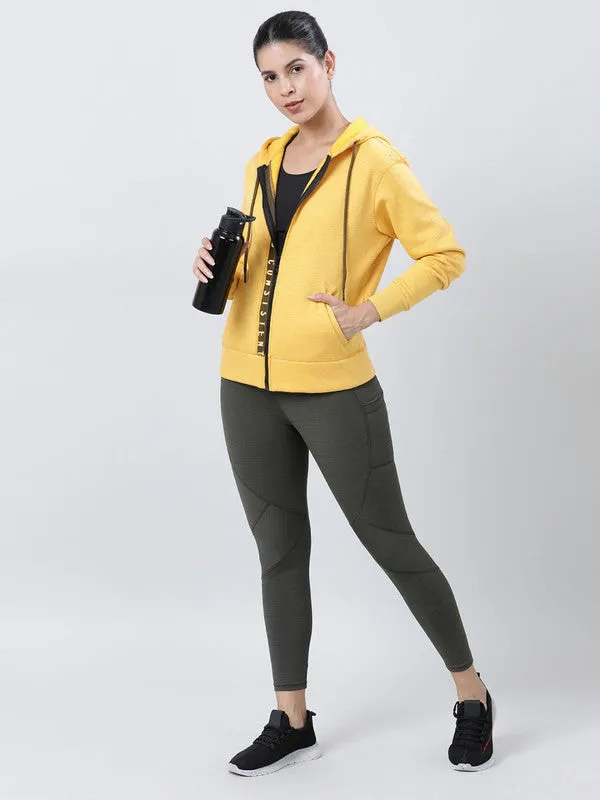 Women Mustard Solid Jackets-ND JACKET(SLUB)-MS