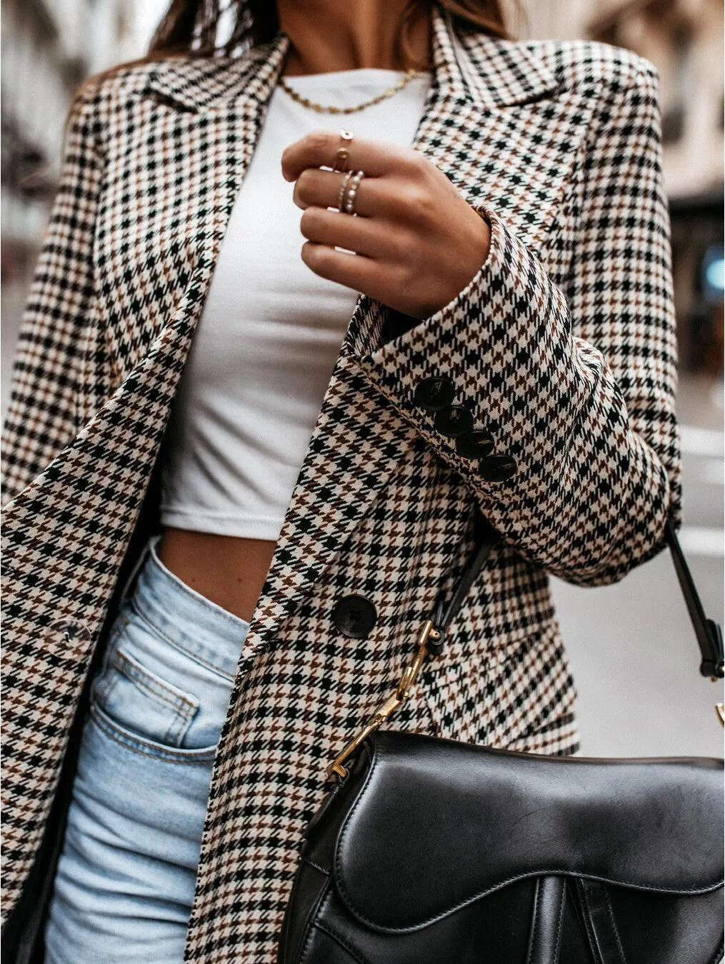 Women's Long Suit casual coat Jacket