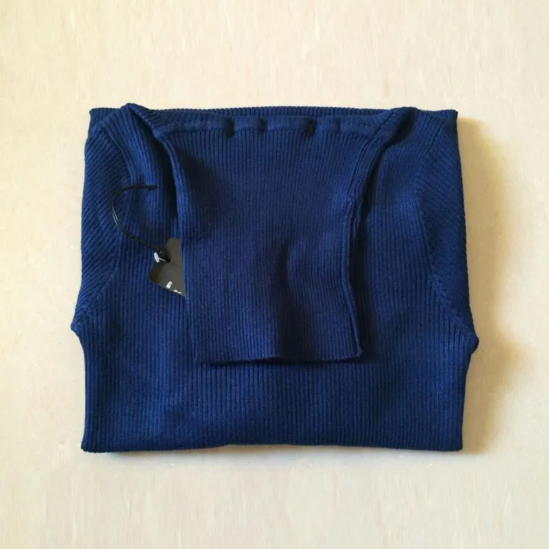women's slim medium-long turtleneck sweater thickening sweater knitting sweater pattern