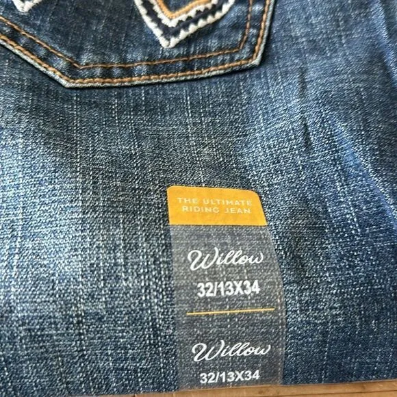 Wrangler Women's Willow Mid Rise Boot Cut Ultimate Riding Jeans NEW