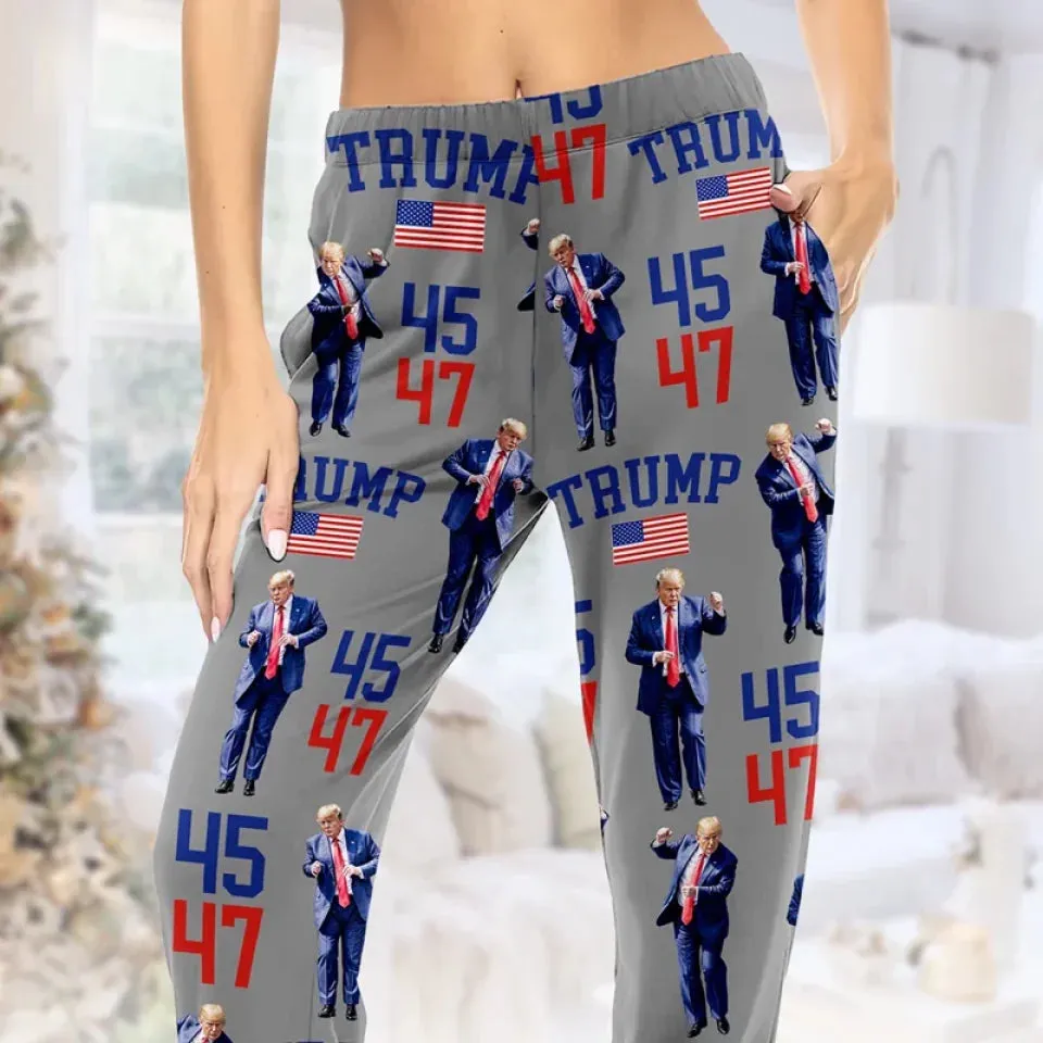 You Have To Be A Little Bit Crazy To Be Successful - US Elections Pajama Pants - Gift For Conservative Supporters