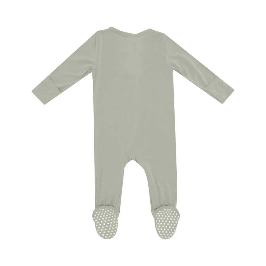 Zipper Footie | Desert Sage